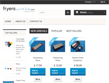 Tablet Screenshot of fryersmate.com